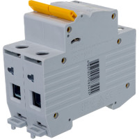 Автоматический 2-полюсный выключатель, 6А, С ВА47-29 4.5кА IEK MVA20-2-006-C