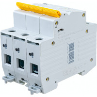 Автоматический 3-полюсный выключатель, 16А, D ВА47-29 4.5кА IEK MVA20-3-016-D