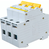 Автоматический 3-полюсный выключатель, 16А, D ВА47-29 4.5кА IEK MVA20-3-016-D