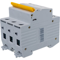 Автоматический 3-полюсный выключатель, 25А, D ВА47-29 4.5кА IEK MVA20-3-025-D