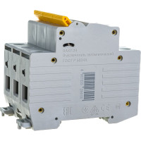 Выключатель автоматический ВА47-29 3p, 40А, С 4.5кА IEK MVA20-3-040-C