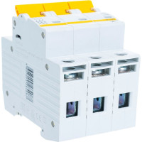 Автоматический 3-полюсный выключатель, 4А, С ВА47-29 4.5кА IEK MVA20-3-004-C