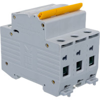 Автоматический 3-полюсный выключатель, 50А, С ВА47-29 4.5кА IEK MVA20-3-050-C