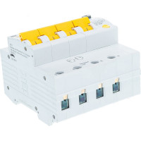 Дифавтомат АД-14 4п, 25А, "C", 30мА IEK MAD10-4-025-C-030