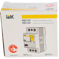 УЗО IEK MDV10-2-016-030 ВД1-63