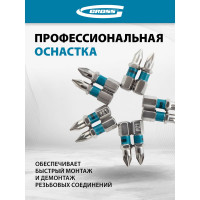 Набор бит (сталь S2; PZ 1х25 мм; 10 шт.) GROSS 11339