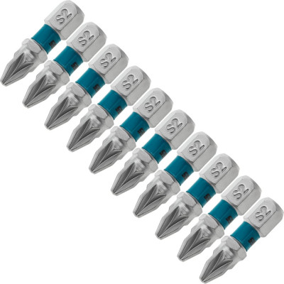 Набор бит (сталь S2; PZ 2х25 мм; 10 шт.) GROSS 11340