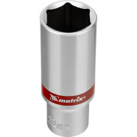 Набор удлиненных торцевых головок (6-гранные; 1/2"; 10-22 мм; 10 шт.) MATRIX 13590