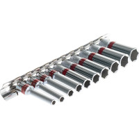 Набор удлиненных торцевых головок (6-гранные; 1/4"; 4-13 мм; 10 шт.) MATRIX 13592