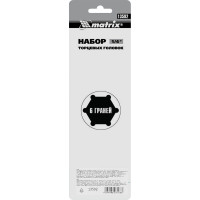 Набор удлиненных торцевых головок (6-гранные; 1/4"; 4-13 мм; 10 шт.) MATRIX 13592