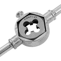 Набор метчиков и плашек SPARTA М3-М12, плашко-метчикодержатель, 40 предметов, в пластиковом боксе 773155