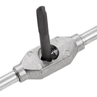 Набор метчиков и плашек SPARTA М3-М12, плашко-метчикодержатель, 40 предметов, в пластиковом боксе 773155