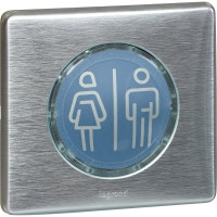 Рамка Legrand Программа Celiane металлик 1 пост алюминий 068921