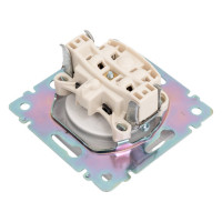 Розетка Legrand без заземления Legrand Valena без шторок 16А 250В винтовые зажимы алюминий 694341