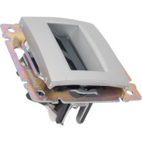 Розетка Legrand компьютерная двойная RJ45 категория 5e UTP Legrand Valena с захватами алюминий 770231