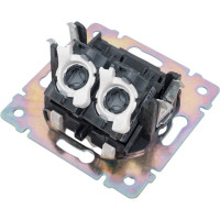 Розетка Legrand компьютерная двойная RJ45 категория 5e UTP Legrand Valena с захватами алюминий 770231