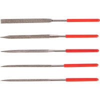 Набор алмазных надфилей 140х70х3, 5 шт MATRIX MASTER 15833