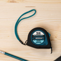 Рулетка GROSS Ergonomisch 5 м x 25 мм, магнитный обрезиненный зацеп 31103