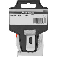 Рулетка 3 м x 13 мм Chrom MATRIX 31036
