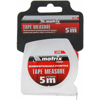Рулетка 5 м x 13 мм Chrom MATRIX 31040