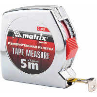 Рулетка 5 м x 13 мм Chrom MATRIX 31040