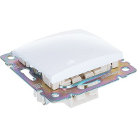 Выключатель Legrand одноклавишный Legrand Valena 10А 250В схема 1 безвинтовые зажимы белый 694260