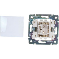 Выключатель Legrand одноклавишный Legrand Valena 10А 250В схема 1 безвинтовые зажимы белый 694260