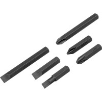 Ударно-поворотная отвертка MATRIX с набором бит 1/2", 6 шт. в пластиковом боксе 11575