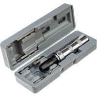 Ударно-поворотная отвертка MATRIX с набором бит 1/2", 6 шт. в пластиковом боксе 11575