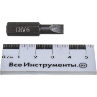 Ударно-поворотная отвертка MATRIX с набором бит 1/2", 6 шт. в пластиковом боксе 11575