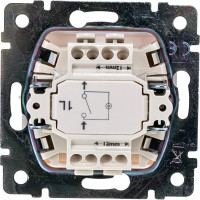 Выключатель Legrand одноклавишный с подсветкой Legrand Valena 10А 250В схема 1L безвинтовые зажимы белый 774410