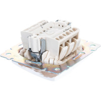 Выключатель Legrand двухклавишный Legrand Valena 10А 250В схема 5 безвинтовые зажимы белый 694265