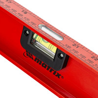 Усиленный алюминиевый уровень 1000 мм MATRIX Рельс 34010