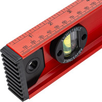 Усиленный алюминиевый уровень 1000 мм MATRIX Рельс 34010