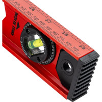 Усиленный алюминиевый уровень 1000 мм MATRIX Рельс 34010