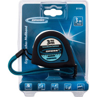 Рулетка 3 м x 16 мм GROSS Ergonomisch 31101