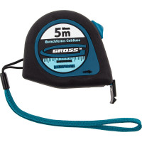 Рулетка GROSS Ergonomisch 5 м, 19 мм, магнитный обрезиненный зацеп 31102