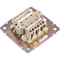 Переключатель Legrand двухклавишный Legrand Valena 10А 250В схема 6/2 безвинтовые зажимы белый 694266