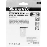 Рулетка 7.5 м х 25 мм Status magnet 3 fixations MATRIX 31006
