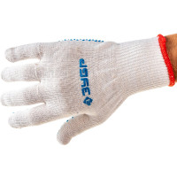 Перчатки трикотажные с защитой от скольжения (12 класс; размер S-M) "ЭКСПЕРТ" ЗУБР 11451-S
