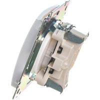 Розетка Legrand без заземления Legrand Valena без шторок 16А 250В винтовые зажимы белый 694268