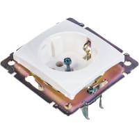 Розетка Legrand с заземлением Legrand Valena без шторок 16А 250В винтовые зажимы белый 694280