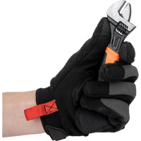 Разводной ключ 150 мм SPARTA двухкомпонентная рукоятка// 15541