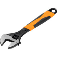 Разводной ключ 250 мм двухкомпонентная рукоятка SPARTA 15543