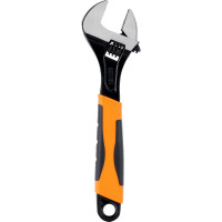 Разводной ключ 250 мм двухкомпонентная рукоятка SPARTA 15543