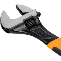 Разводной ключ 250 мм двухкомпонентная рукоятка SPARTA 15543