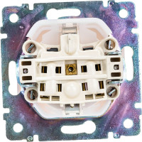 Розетка Legrand с заземлением IP44 Legrand Valena со шторками с защитной крышкой 16А 250В винтовые зажимы белый 774220