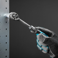 Телескопический трещоточный ключ 1/4" GROSS 14074