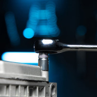 Телескопический трещоточный ключ 3/8" GROSS 14072