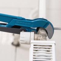 Трубный рычажный ключ №1 тип S, цельнокованый, CrV GROSS 15611